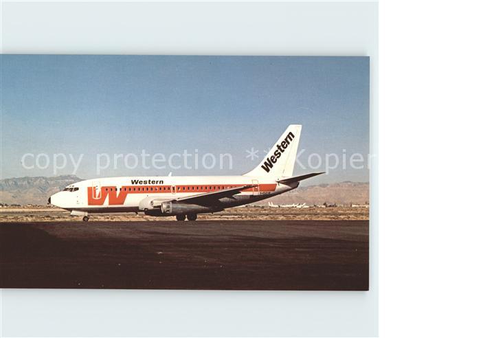 Flugzeuge Zivil Western Airlines Boeing 737-247