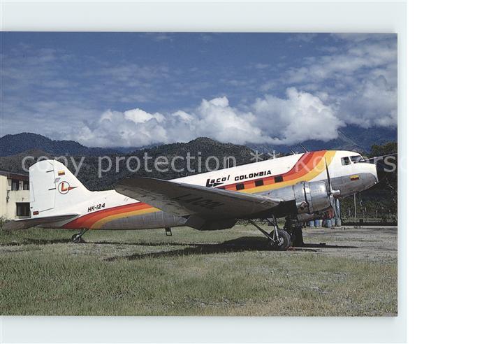 Flugzeuge Zivil Lacol Colombia DC-3/C-47DL HK-124 c/n 4349