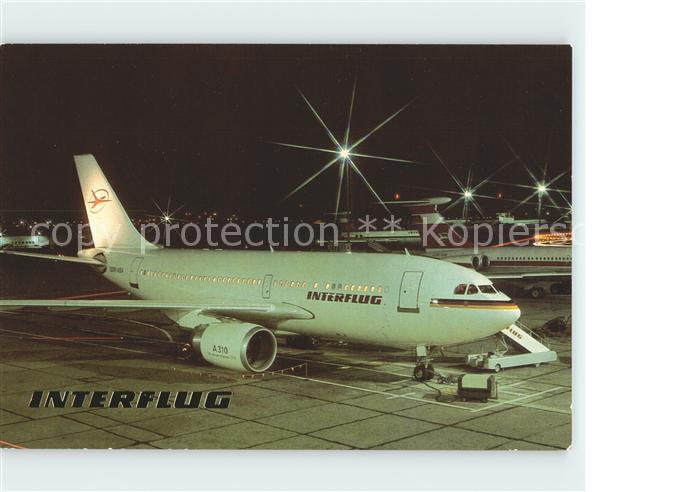 Flugzeuge Zivil Interflug A310/208