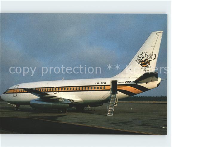 Flugzeuge Zivil Air-Executive Norway Busy Bee AS. Boeing 737-2R4C LN-NPB