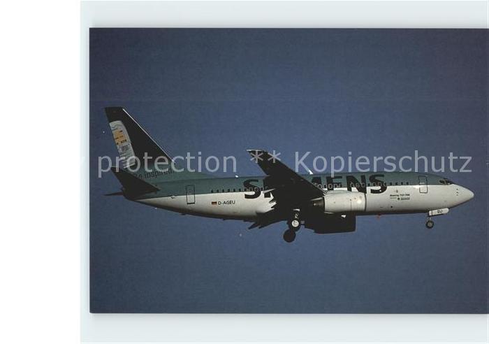 Flugzeuge Zivil Germania Boeing 737-75B D-AGEU cn 28104/39