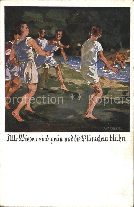 Turnen Deutsche Turnerschaft Kuenstlerkarte Amtsberg