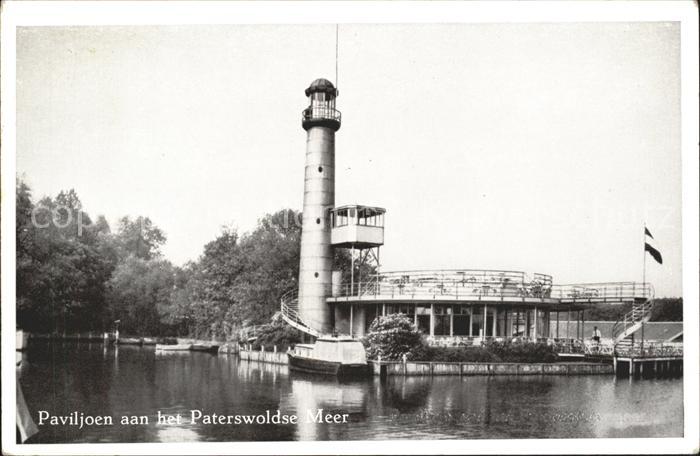 Leuchtturm Lighthouse Paviljoen Paterswoldse Meer