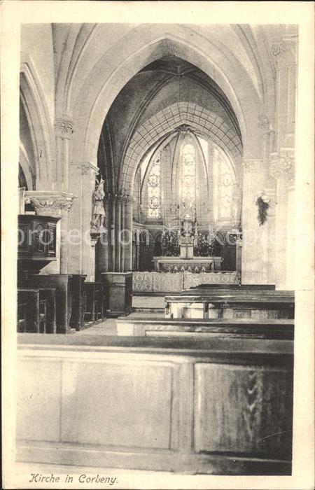 Corbeny Kirche Inneres Altar Eglise
