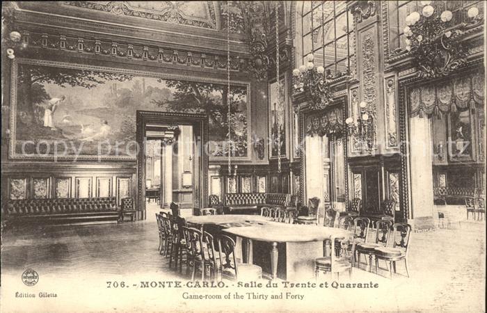 Monte-Carlo Salle du Trente et Quarante Casino