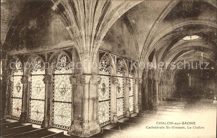 Chalon-sur-Saone Cathedrale St Vincent Le Cloitre