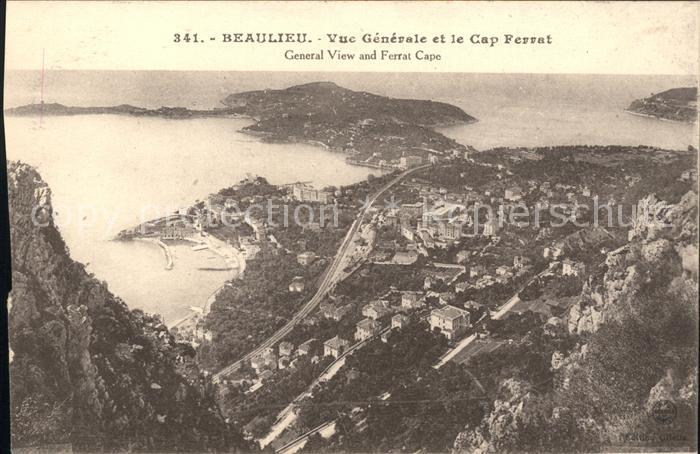 Beaulieu-sur-Mer Vue generale et le Cap Ferrat