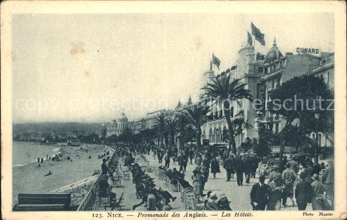 Nice Alpes Maritimes Promenade des Anglais Hotels