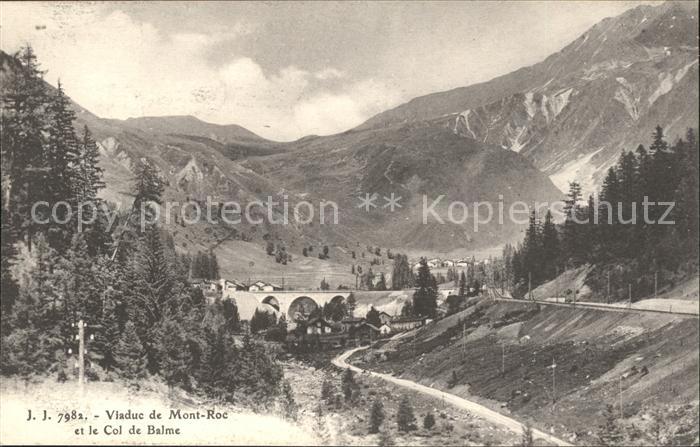 Chamonix Viaduc de Mont Roe et Col de Balme