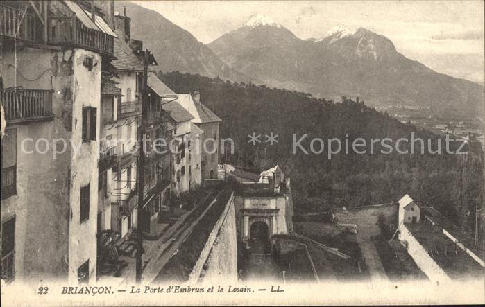 Briancon Porte d Embrun et le Losain