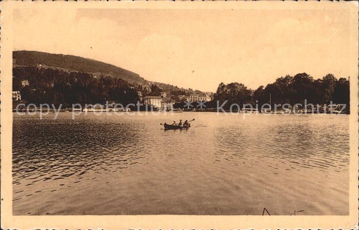 Gerardmer Vosges Lac Kanufahrt