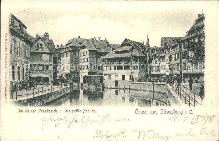 Strassburg Elsass Im kleinen Frankreich La Petite France