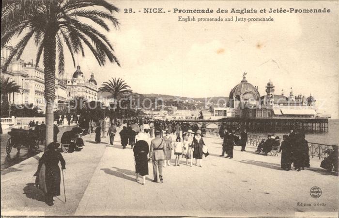 Nice Alpes Maritimes Promenade des Anglais et Jetee Promenade