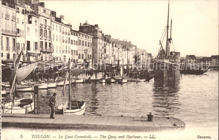 Toulon Var Quai Cronstadt Port Bateau