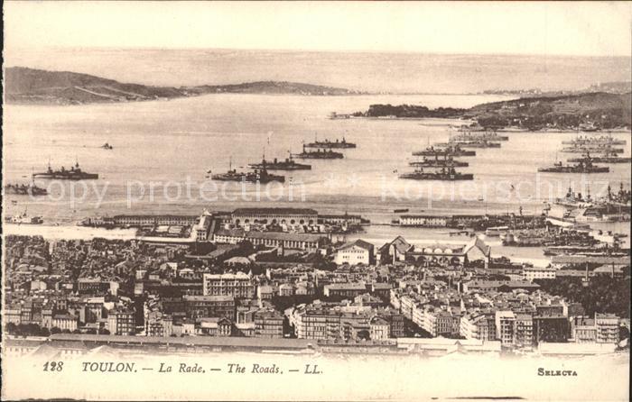 Toulon Var La Rade Schiffe Flotte