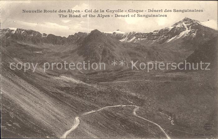 Col de la Cayolle Route des Alpes Desert des Sanguinaires