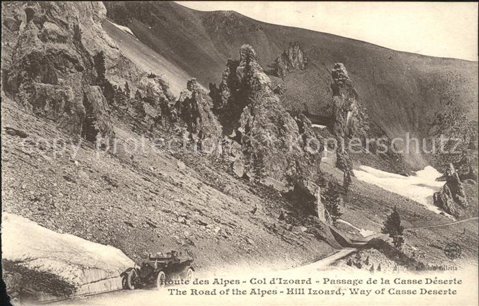 Col d Izoard Route des Alpes Passage de la Casse Deserte Gebirgspass