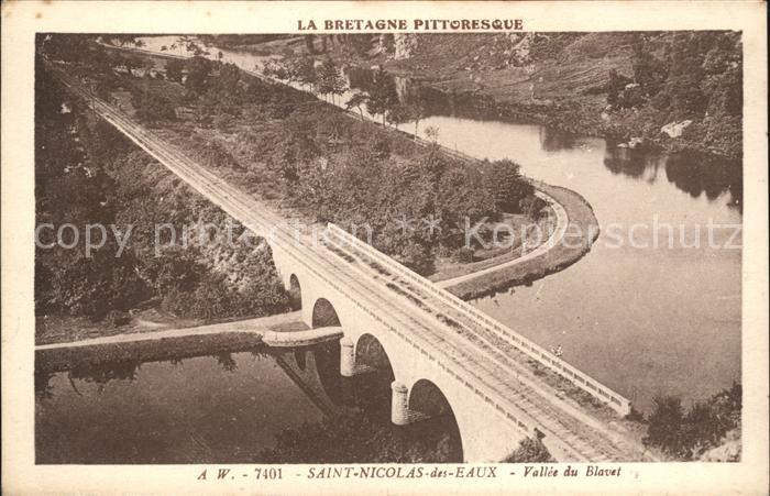 Saint Nicolas des Eaux Vallee du Blavet Pont Collection La Bre