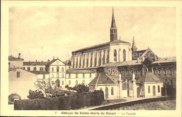 Bellegarde-Sainte-Marie Abbaye de Sainte Marie du Desert Facade