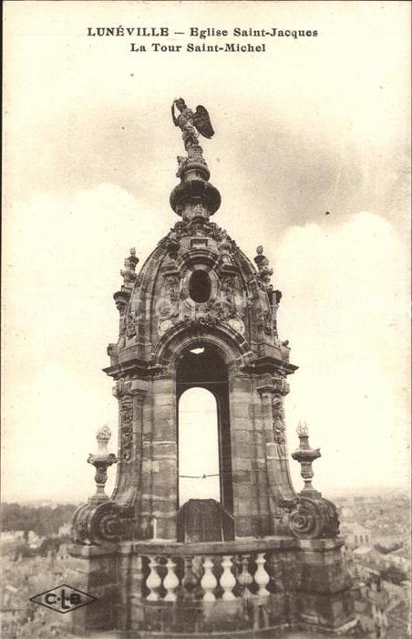 Luneville Eglise Saint Jacques Tour Saint Michel