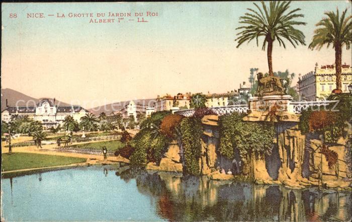 Nice Alpes Maritimes Grotte du Jardin du Roi Albert 1er