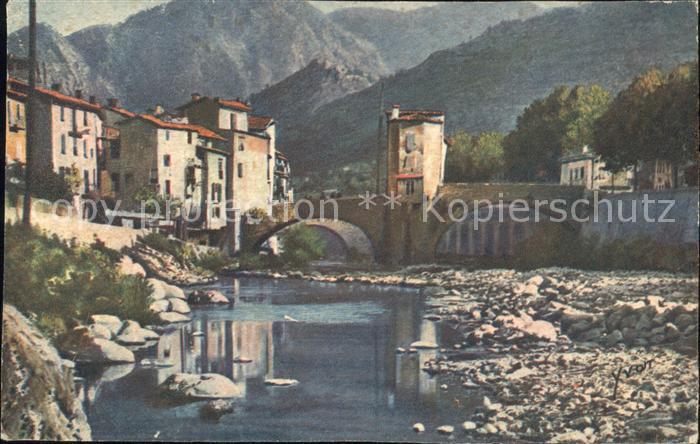Sospel Vieilles maisons sur la Bevera Collecti