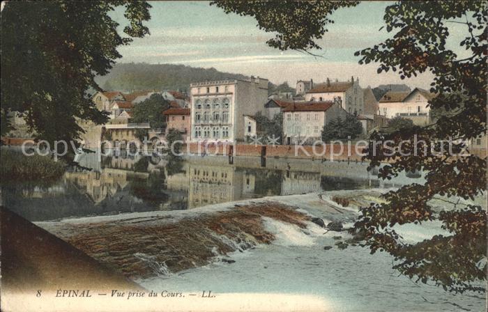 Epinal Vosges Vue prise du Cours