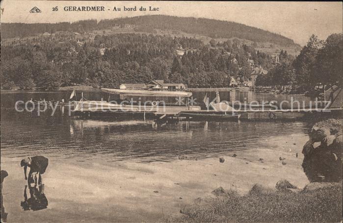 Gerardmer Vosges Au bord du Lac