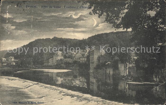 Epinal Vosges Effet de lune Faubourg d_Alsace