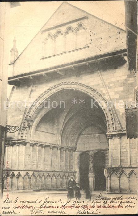 Epinal Vosges Vieux Portal de l'Eglise Saint Maurice