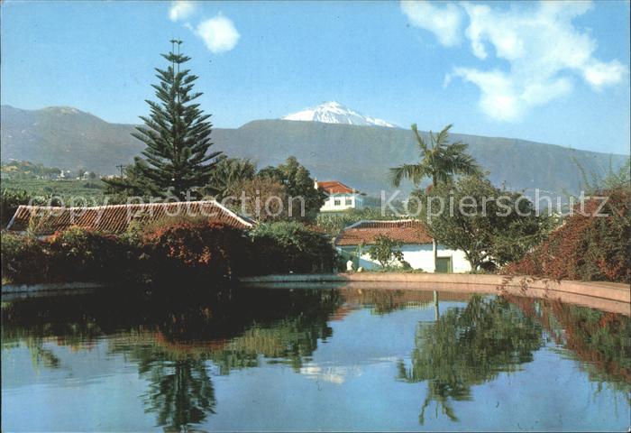 Tenerife Paisaje al fondo el Teide Vulkan