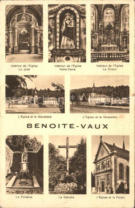 Benoite Vaux Eglise et Monastere Fontaine Calvaire C