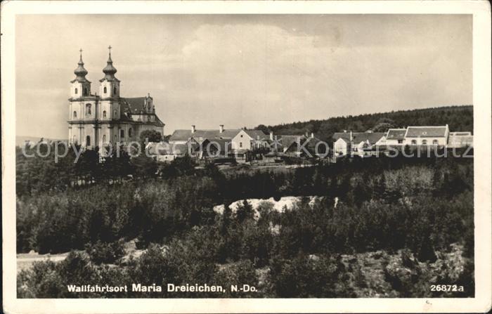 Maria Dreieichen Ortsansicht mit Kirche Wallfahrtsort