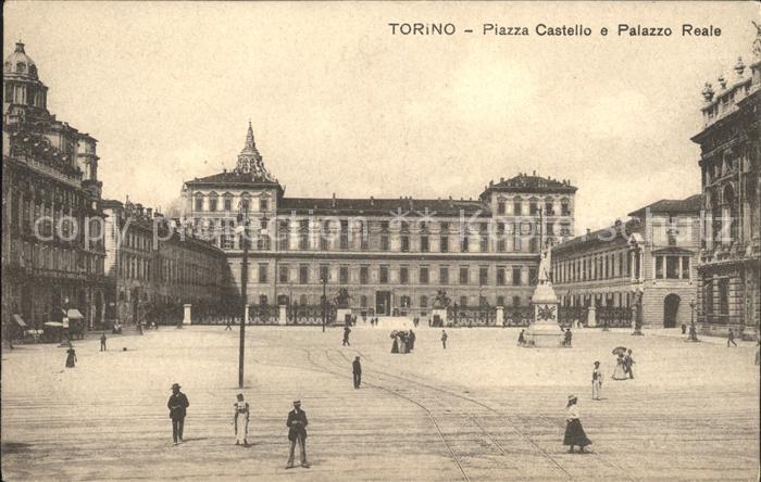 Torino Piazza Castello e Palazzo Reale