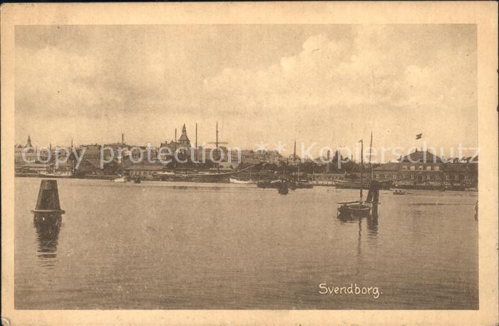 Svendborg Ansicht vom Meer aus