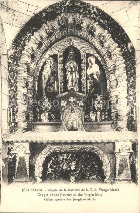 Jerusalem Yerushalayim Geburtsgrotte Jungfrau Maria