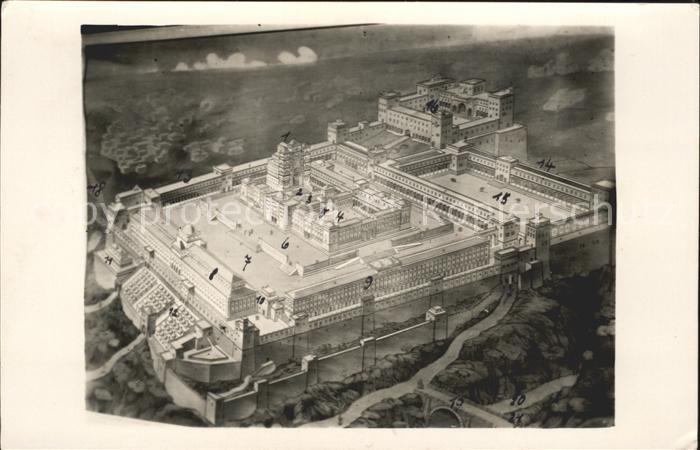 Tschechische Republik Burg Modell