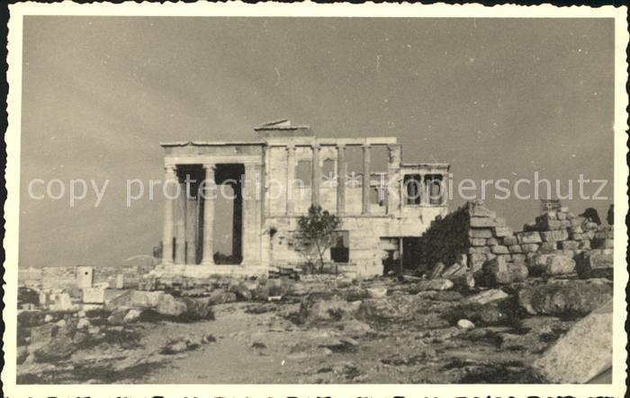 Athenes Athen Akropolis Erechtheion Tempel Antike