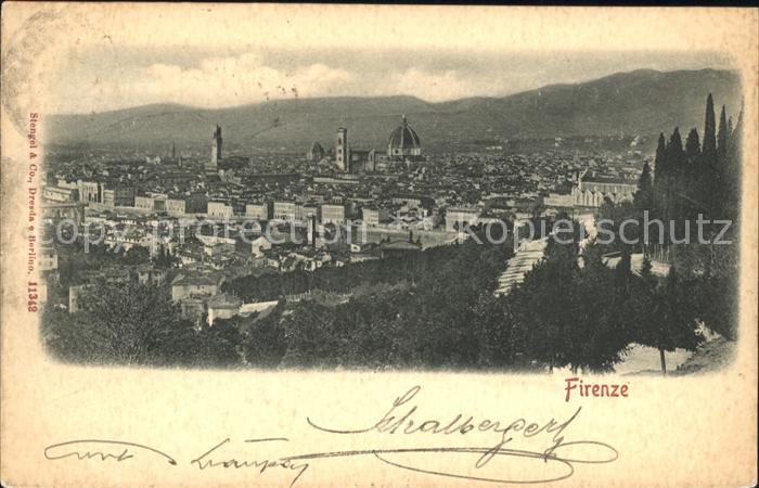 Firenze Florenz Gesamtansicht