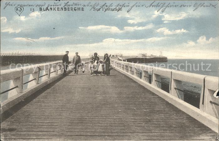 Blankenberghe Sur l'estacade