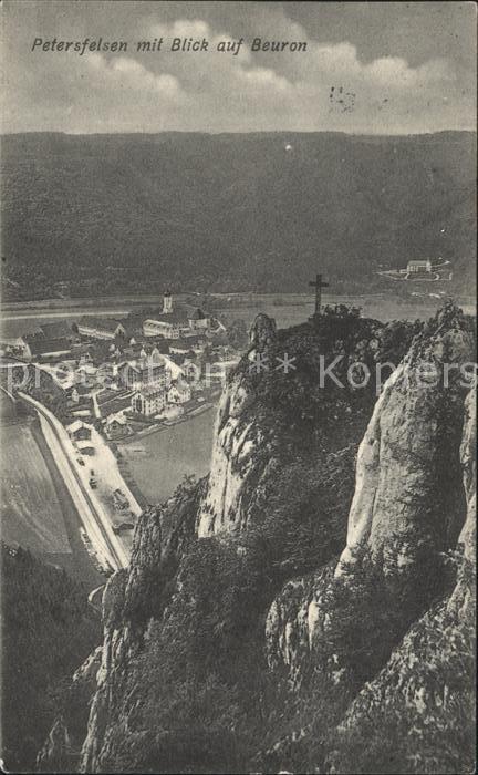 Beuron Donautal Petersfelsen Gipfelkreuz