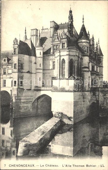 Chenonceaux Indre et Loire Chateau Aile Thomas Bohier Schloss