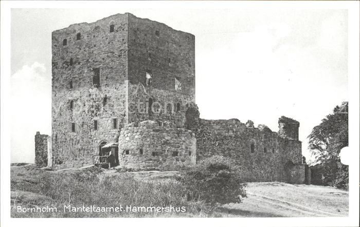 Bornholm Manteltaarnet Hammershus Ruine