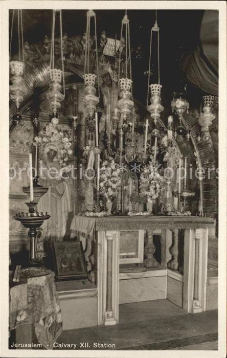 Jerusalem Yerushalayim Calvary XII Station