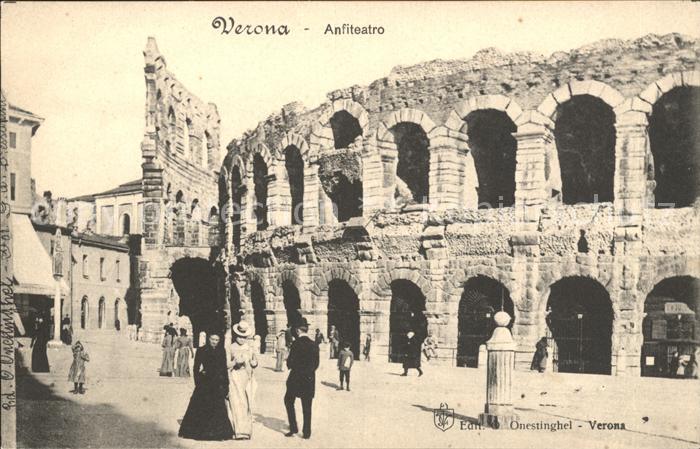 Verona Veneto Anfiteatro Amphitheater Ruinen Antike