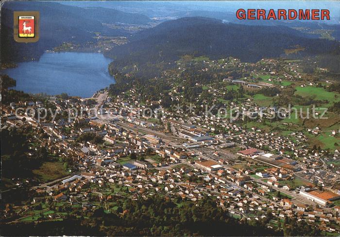 Gerardmer Vosges Fliegeraufnahme See