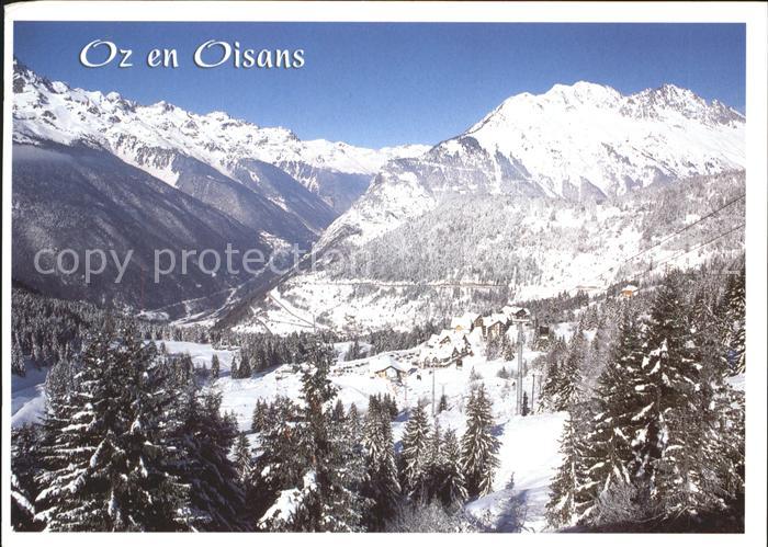 Oz Panorama en hiver Alpes