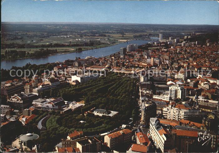 Vichy Allier Vue aerienne sur le Parc des Sources Ca