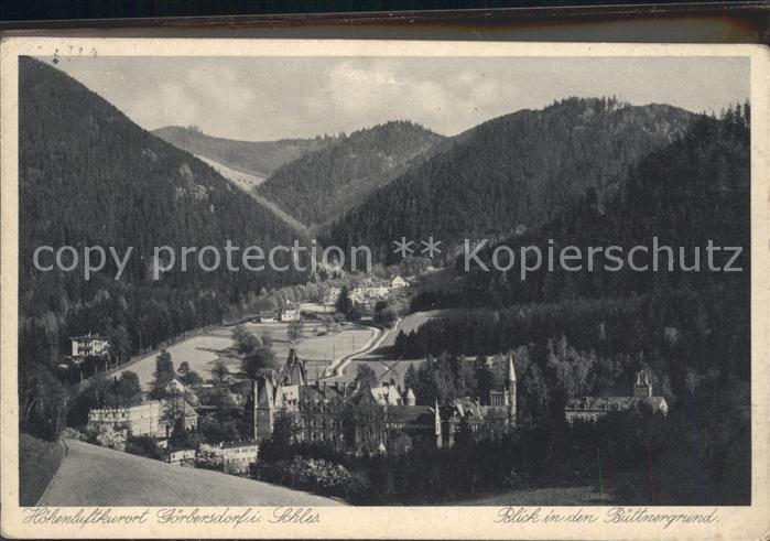Goerbersdorf Schlesien Panorama Buettnergrund Hoehenluftkurort