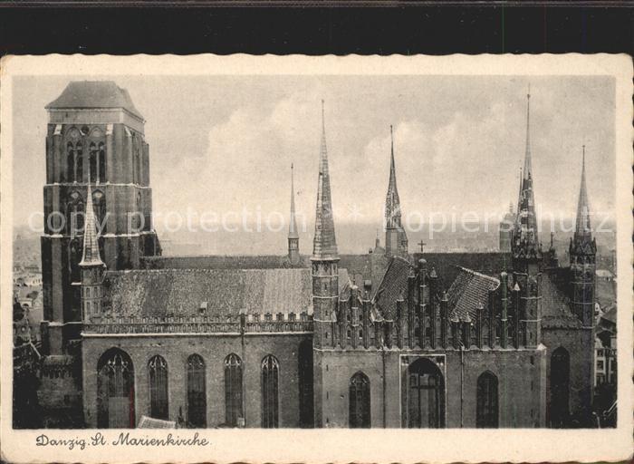 Danzig Westpreussen St. Marienkirche